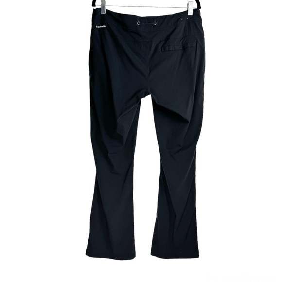 Columbia Womens Anytime Outdoor Boot Cut Pants Sz 12 Black Omni Shield - Picture 6 of 16